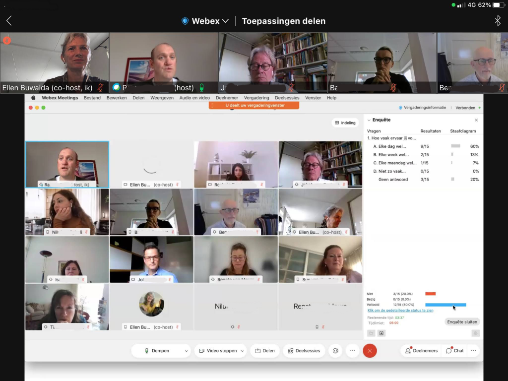 Deelnemers online veragderen Zoom Teams Meet